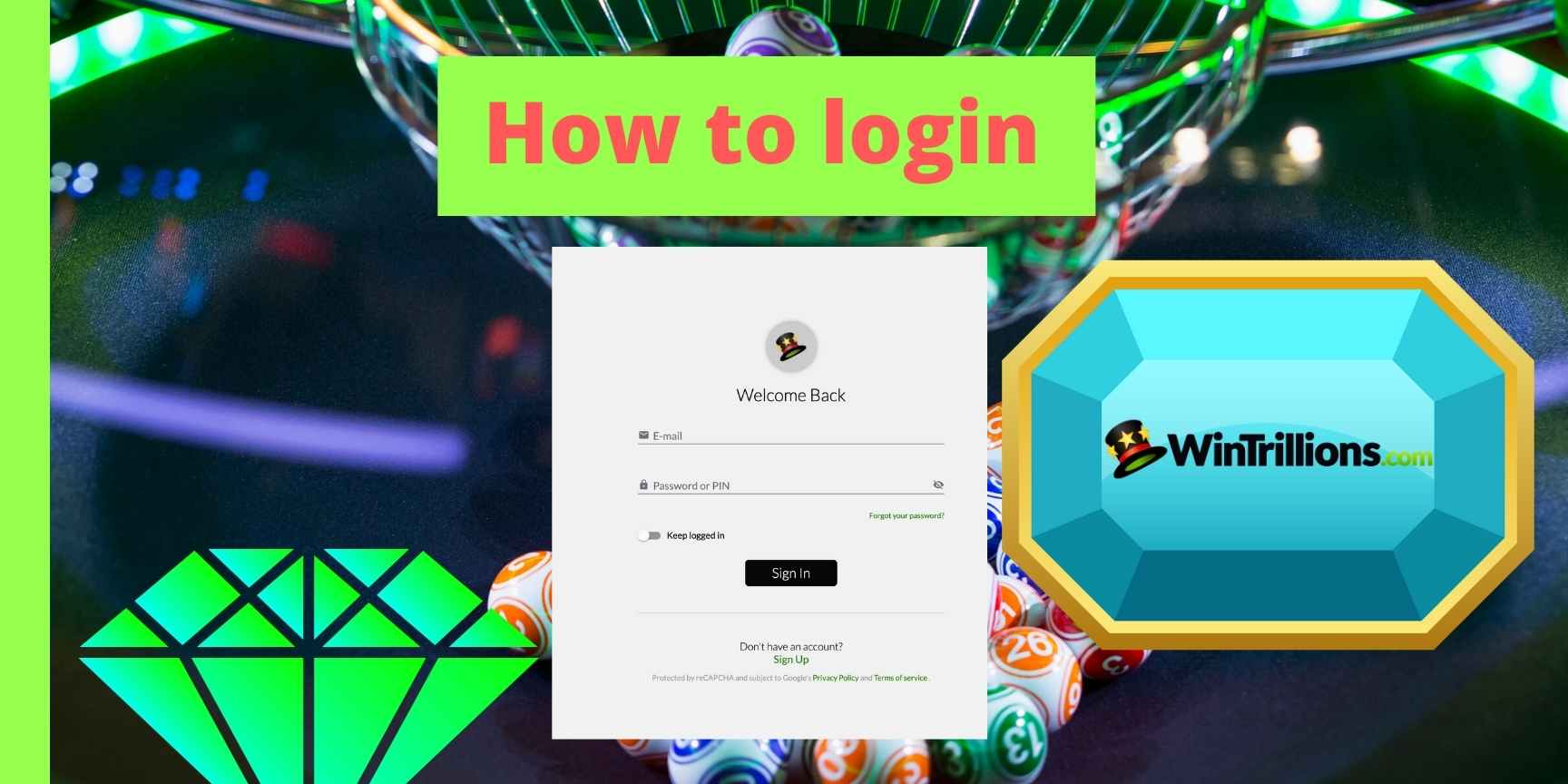 how to login?